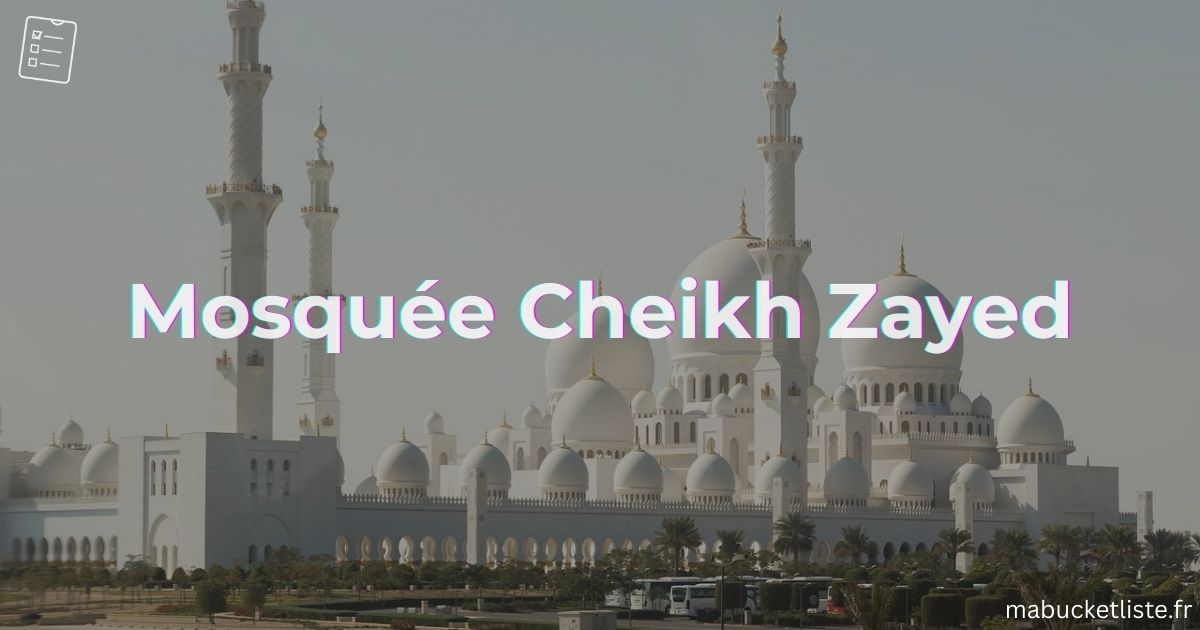 Cheikh Zayed Rabat Mosquée Cheikh Zayed | Ma Bucket Liste